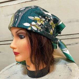 Sale!! Floral Green Headscarf